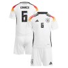 Conjunto (Camiseta+Pantalón Corto) Alemania Kimmich 6 Primera Equipación Euro 2024 - Niño